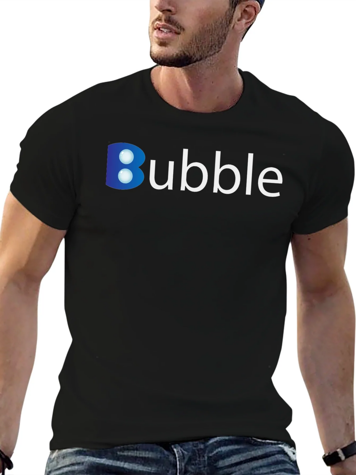 Bubble Logo Graphic Tee - Modern Casual Wear product image 6
