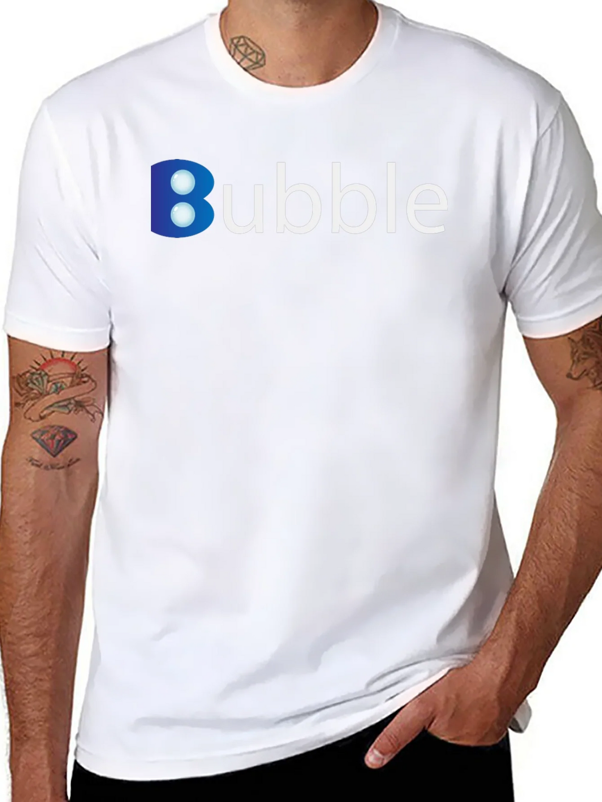 Bubble Logo Graphic Tee - Modern Casual Wear product image 7
