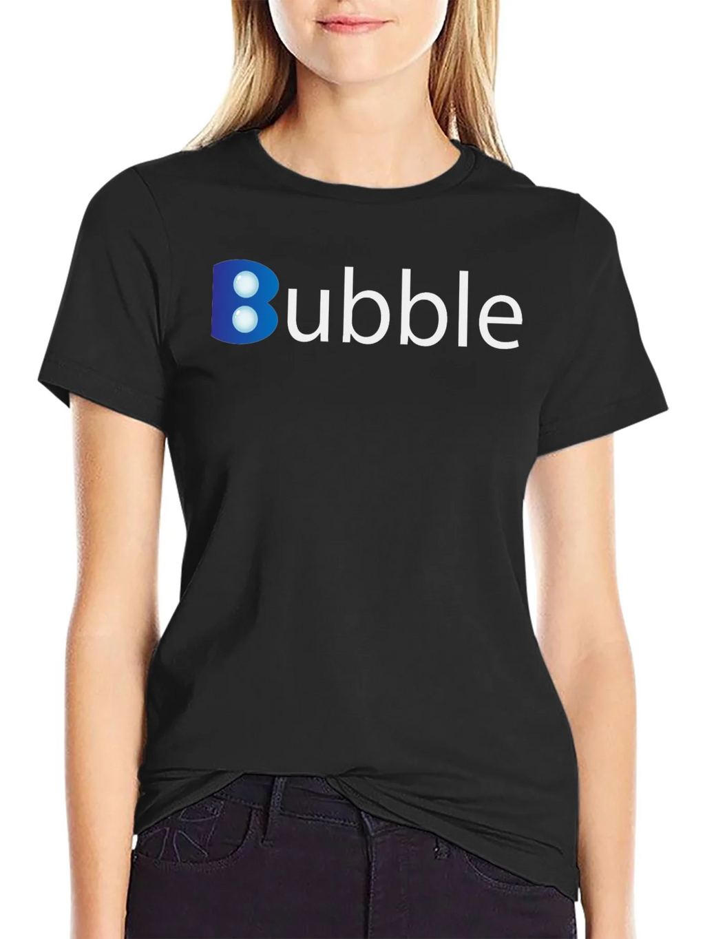 Bubble Logo Graphic Tee - Modern Casual Wear product image 2