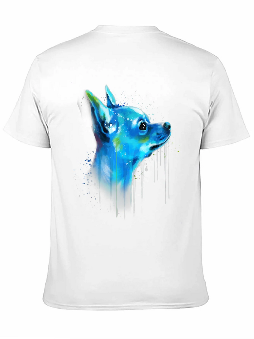 Chihuahua Dog Art Graphic Black T-Shirt product image 9