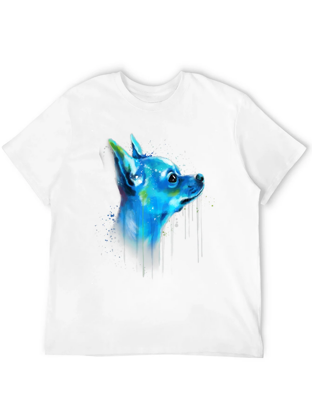 Chihuahua Dog Art Graphic Black T-Shirt product image 10