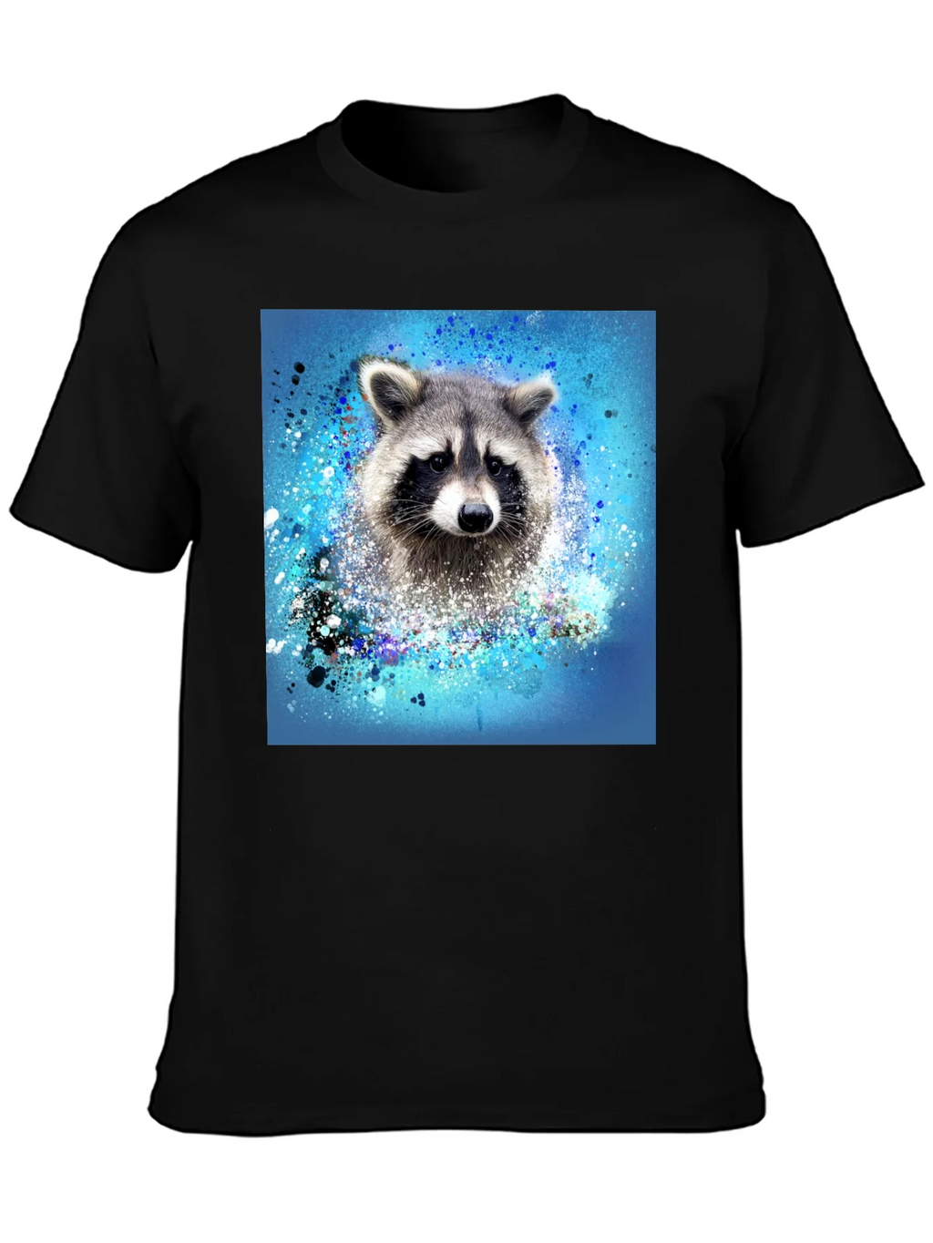 Raccoon Splash T-Shirt - Unique Graphic Tee product image 3