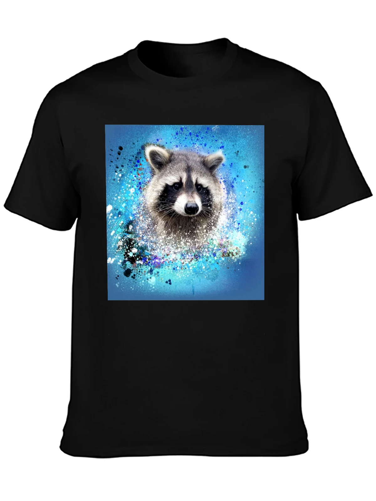 Raccoon Splash T-Shirt - Unique Graphic Tee product image 3