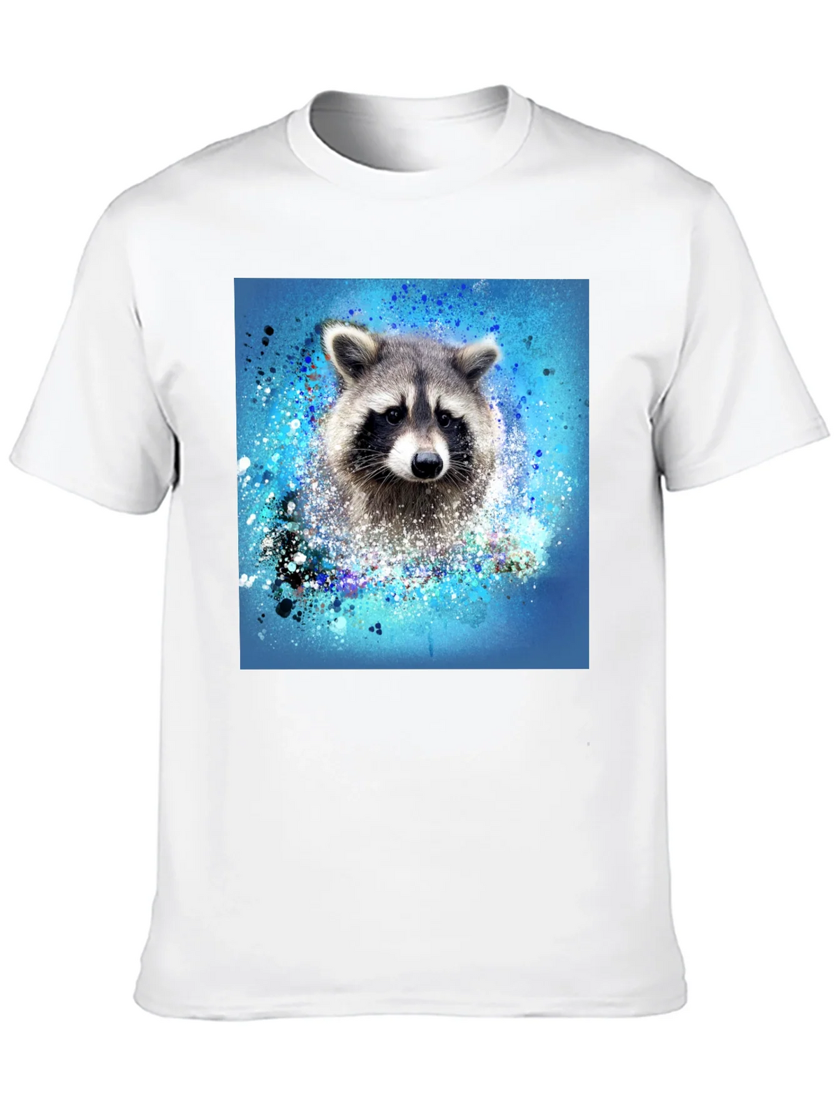 Raccoon Splash T-Shirt - Unique Graphic Tee product image 9