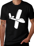 Airplane Graphic Tee - Classic Black T-Shirt product image 1