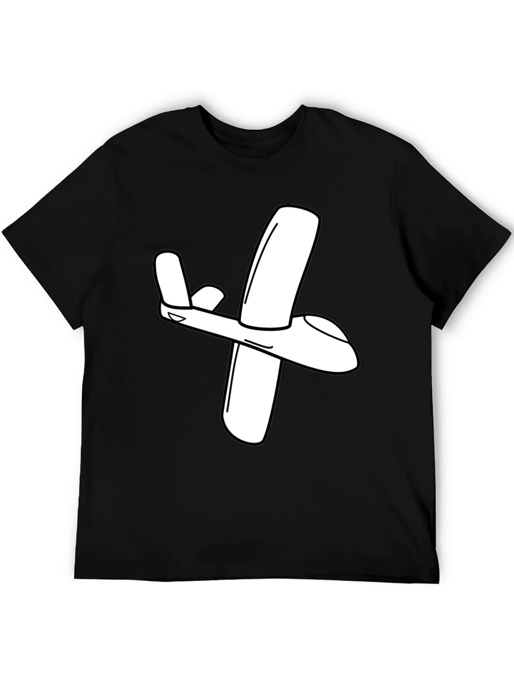 Airplane Graphic Tee - Classic Black T-Shirt product image 4