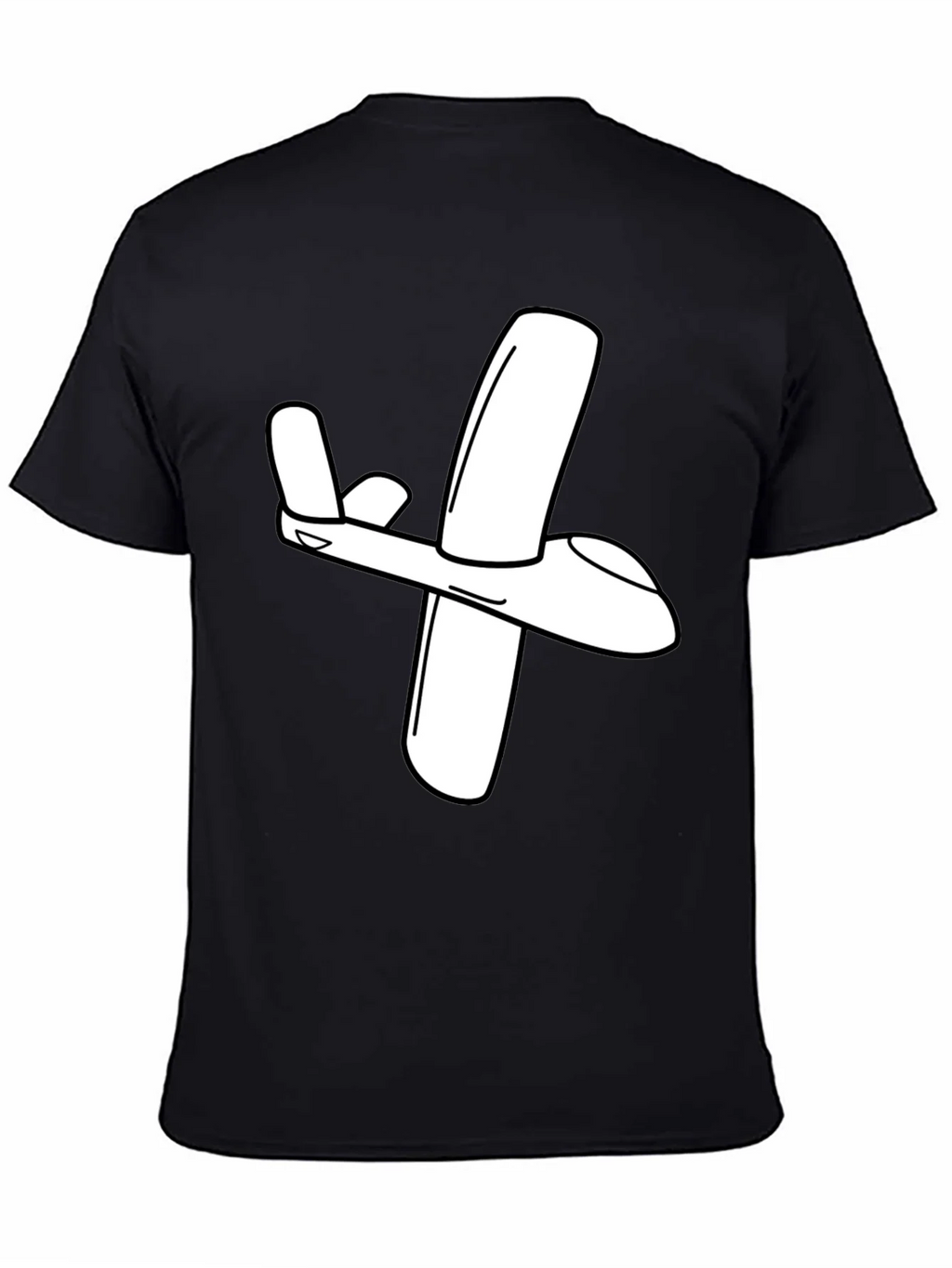 Airplane Graphic Tee - Classic Black T-Shirt product image 3