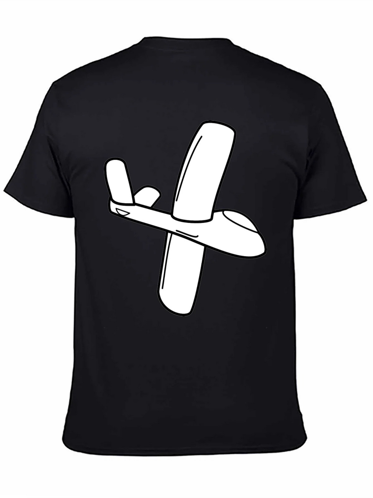 Airplane Graphic Tee - Classic Black T-Shirt product image 3