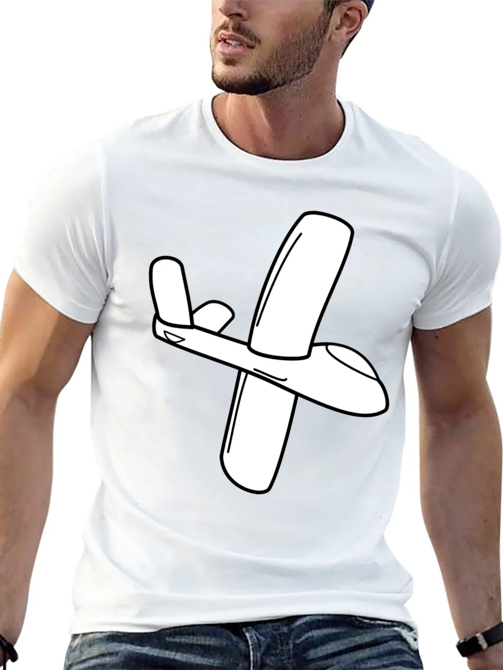 Airplane Graphic Tee - Classic Black T-Shirt product image 11
