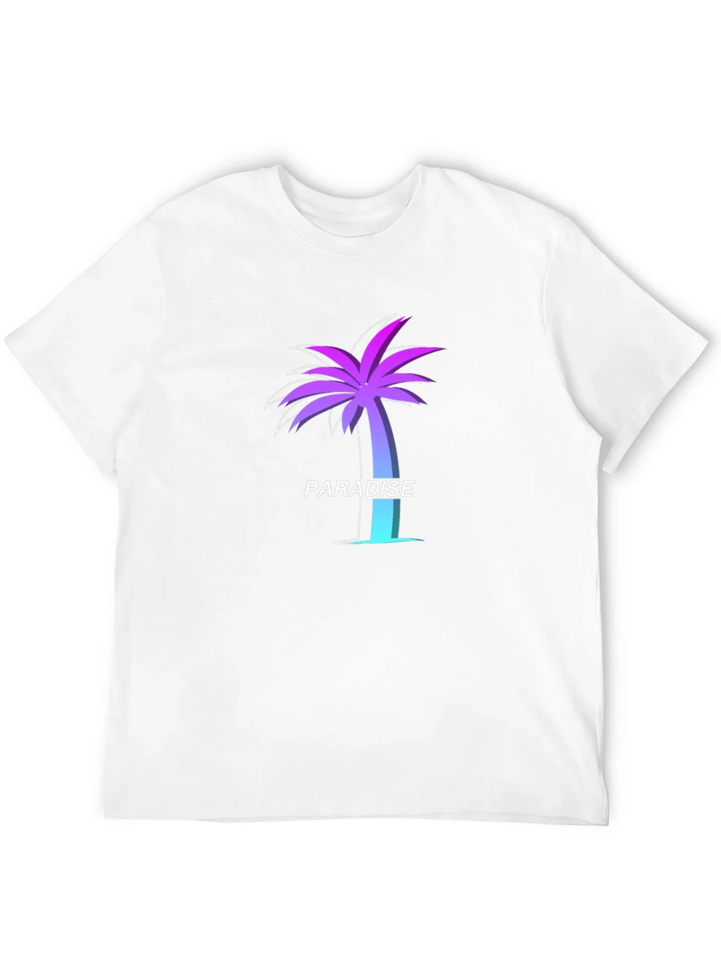 Paradise Palm Tree Graphic Tee - Soft Black T-Shirt product image 8