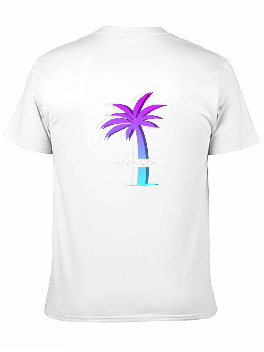 Paradise Palm Tree Graphic Tee - Soft Black T-Shirt product image 7