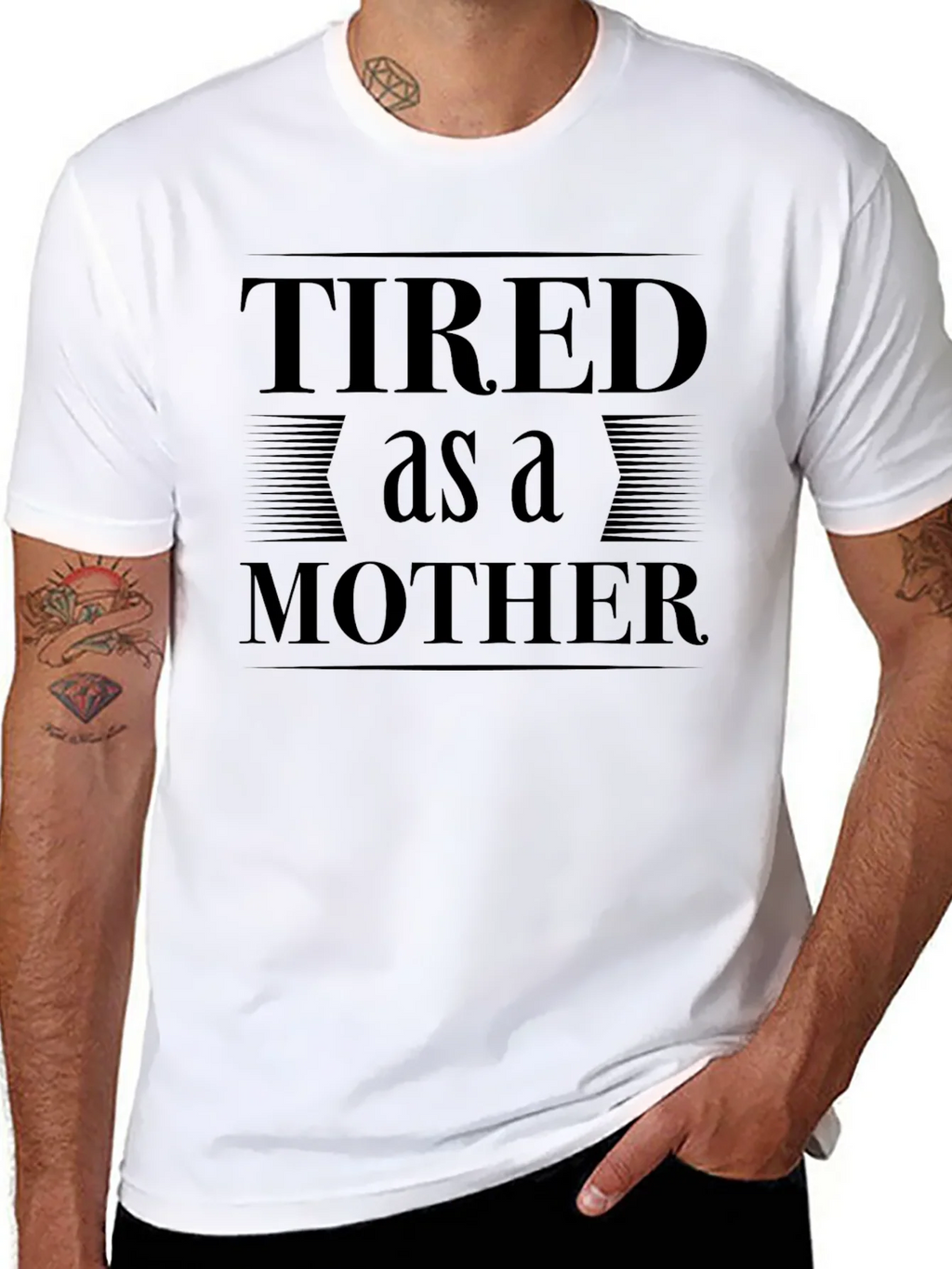 Tired as a Mother Graphic Tee product image 6
