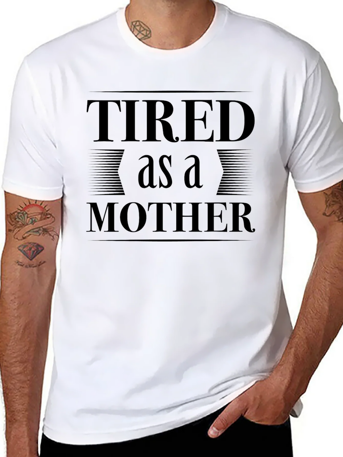 Tired as a Mother Graphic Tee product image 6