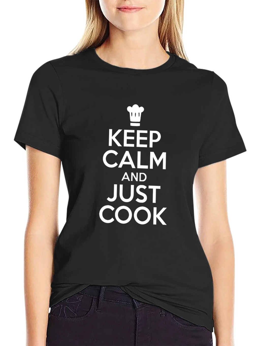 Keep Calm and Just Cook T-Shirt product image 2