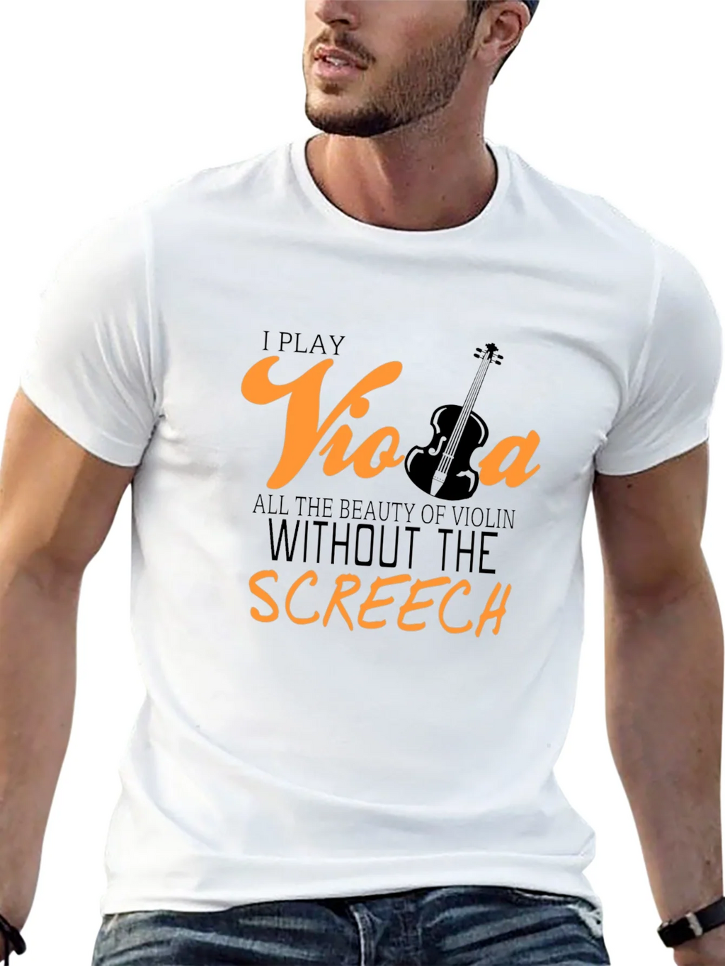 Viola Player T-Shirt: Beauty Without the Screech product image 12