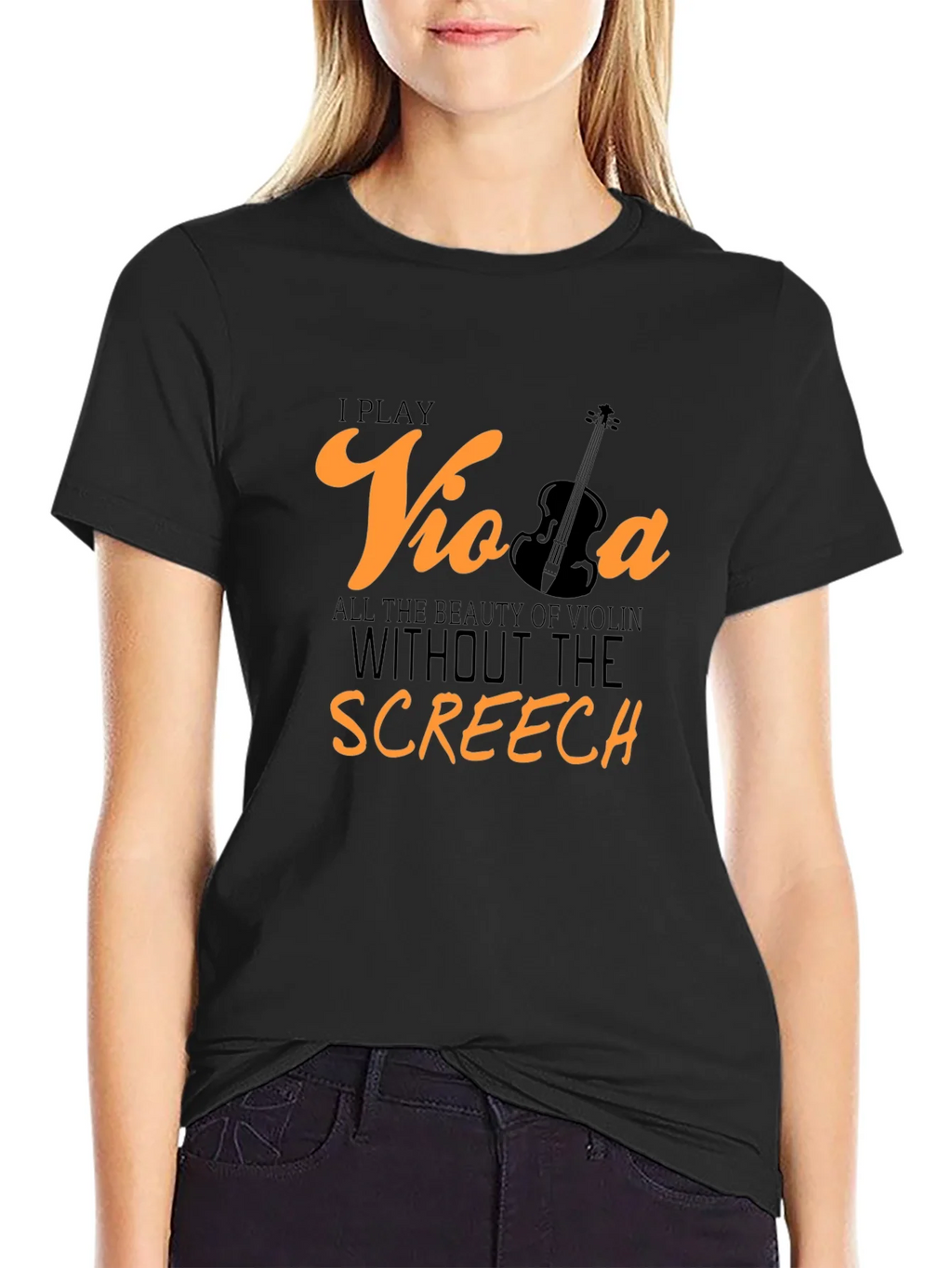 Viola Player T-Shirt: Beauty Without the Screech product image 2