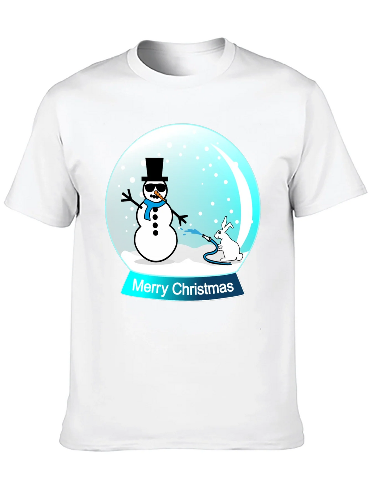 Funny Christmas Snow Globe Graphic T-Shirt product image 9
