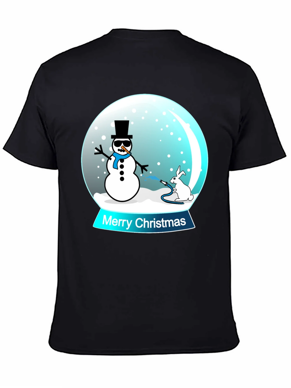 Funny Christmas Snow Globe Graphic T-Shirt product image 4