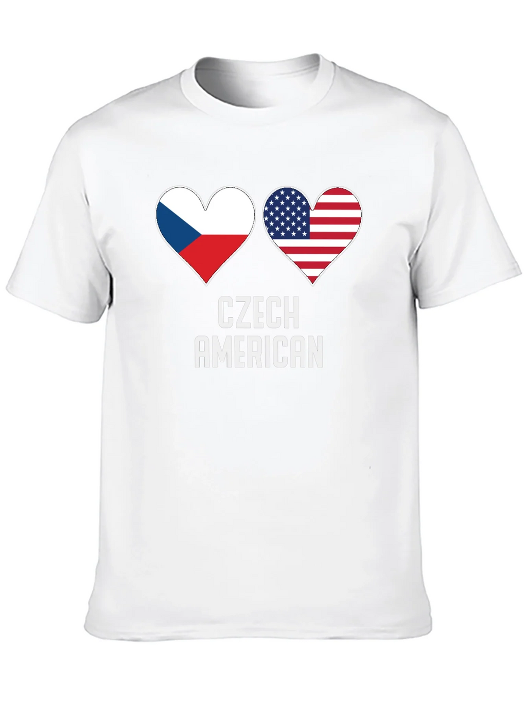 Czech American Pride T-Shirt product image 9