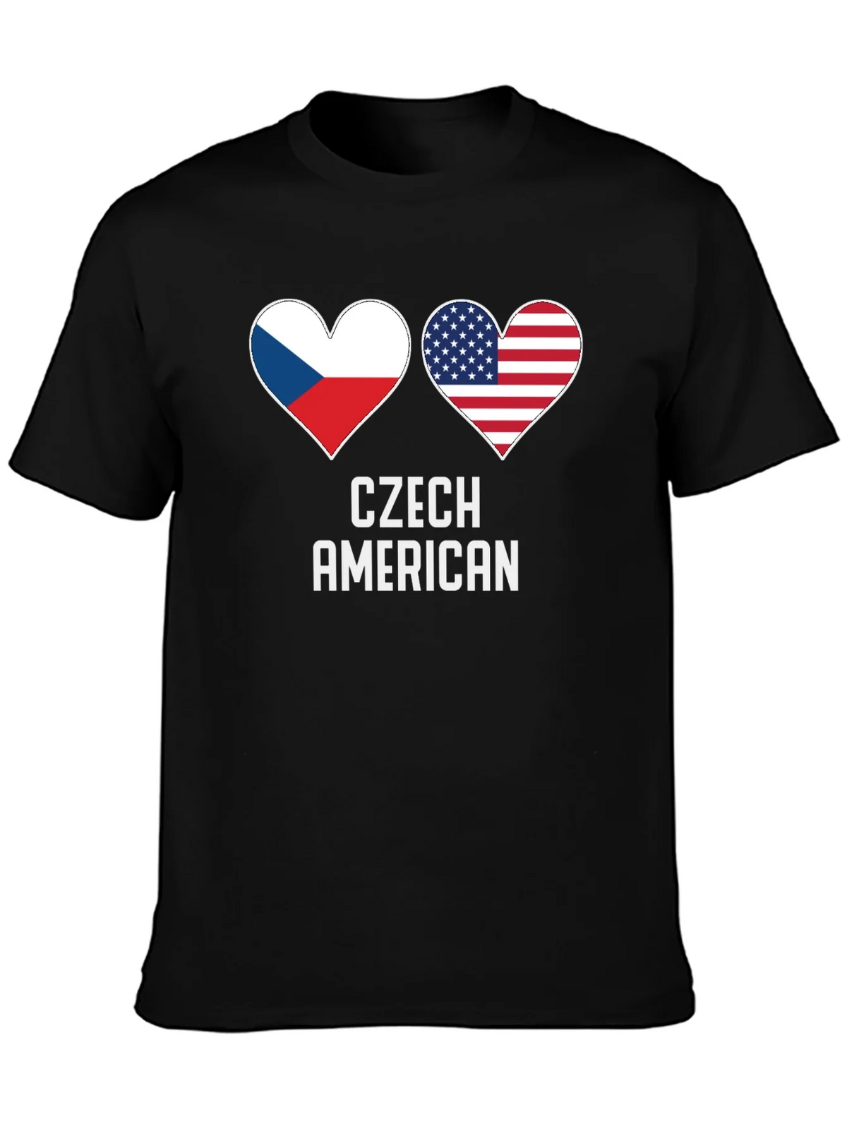 Czech American Pride T-Shirt product image 3