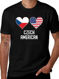 Czech American Pride T-Shirt product image 1