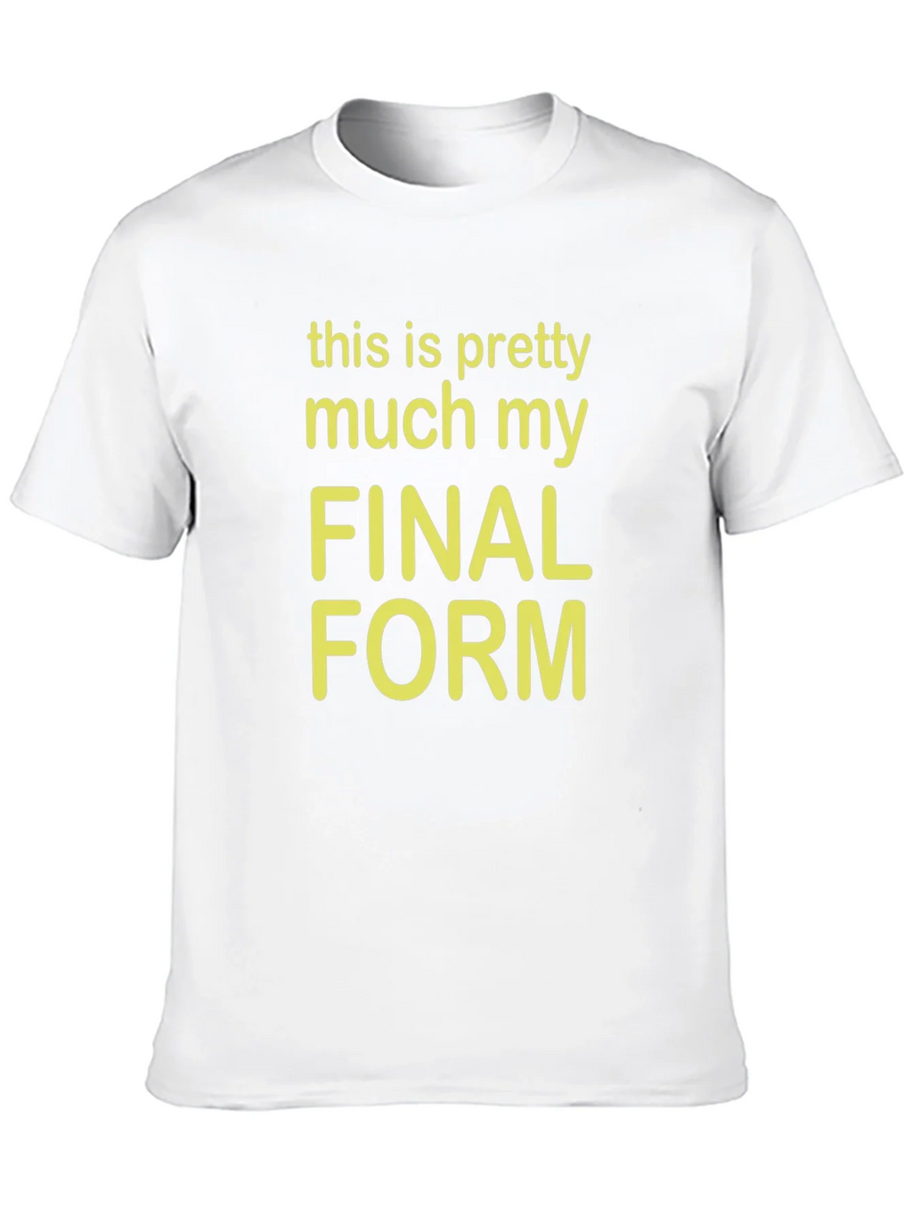 Final Form Graphic Tee - Funny Novelty T-Shirt product image 9