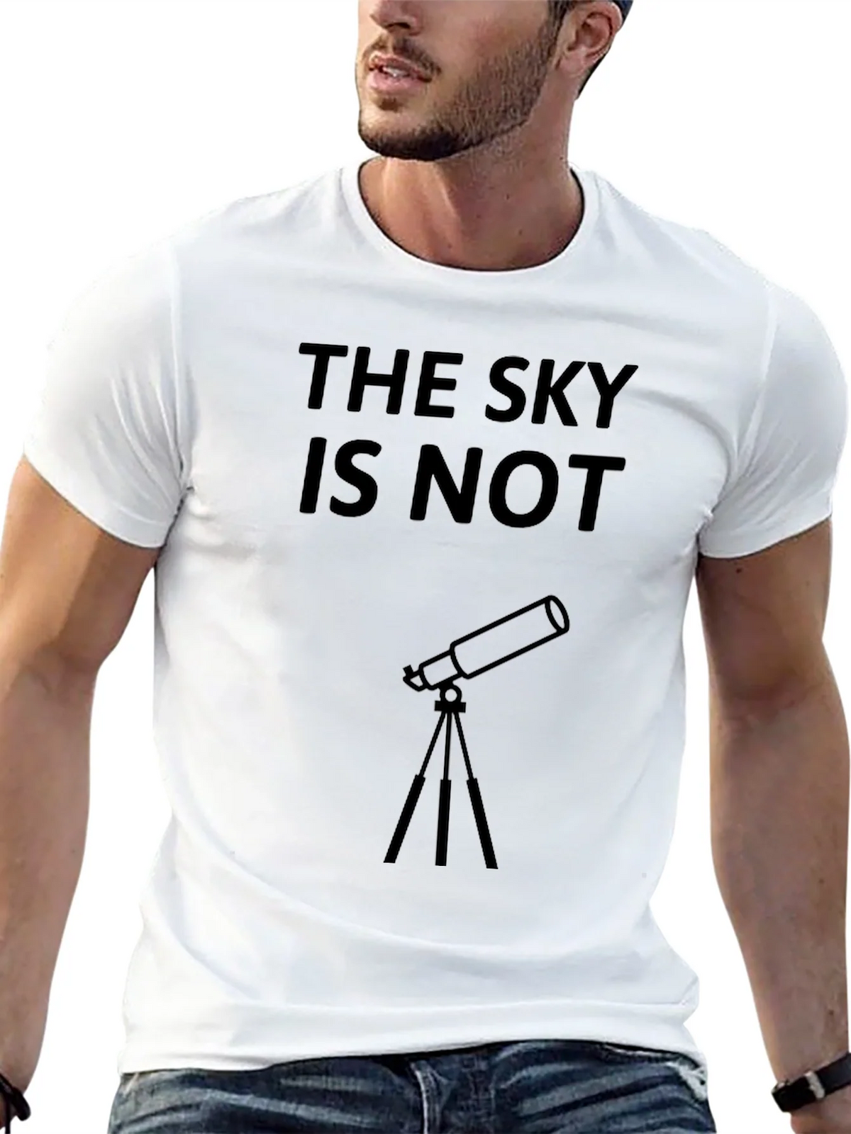 The Sky Is Not Telescope Graphic Tee product image 12