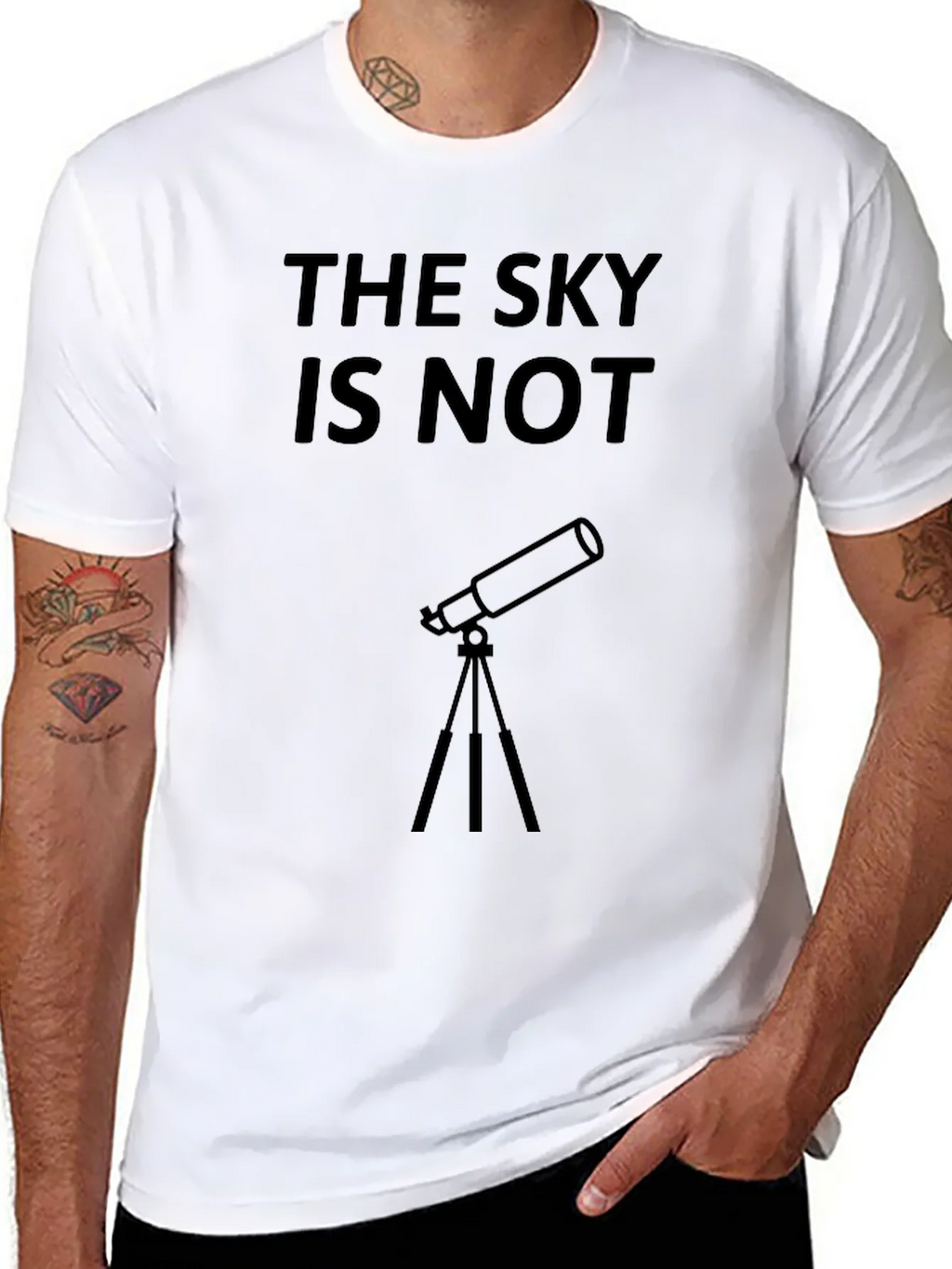 The Sky Is Not Telescope Graphic Tee product image 7