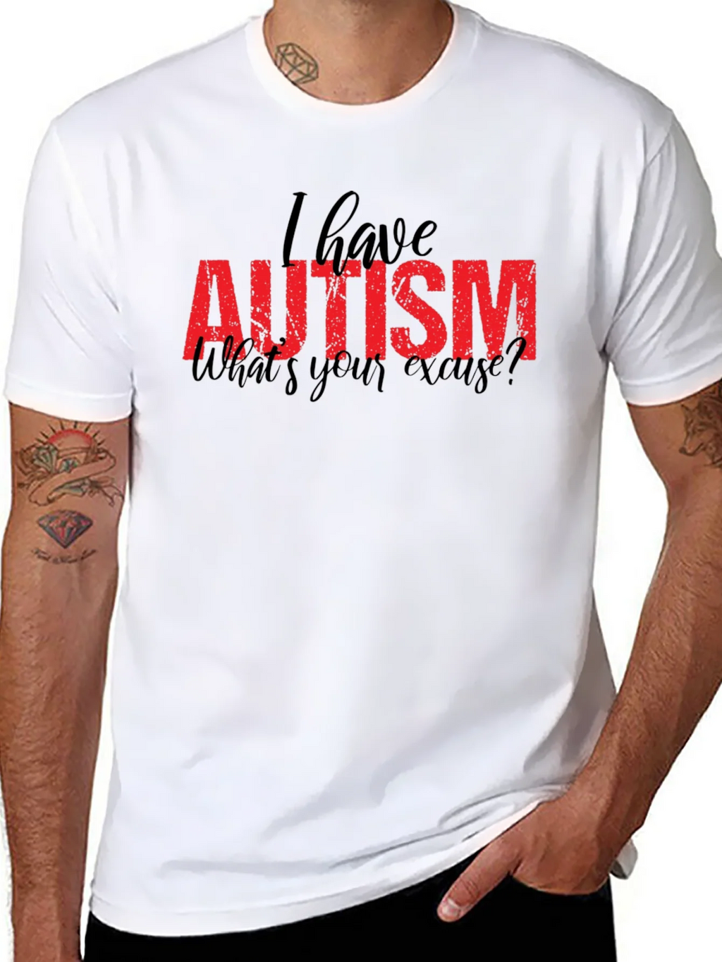 Autism Awareness T-Shirt - Whats Your Excuse Tee product image 5