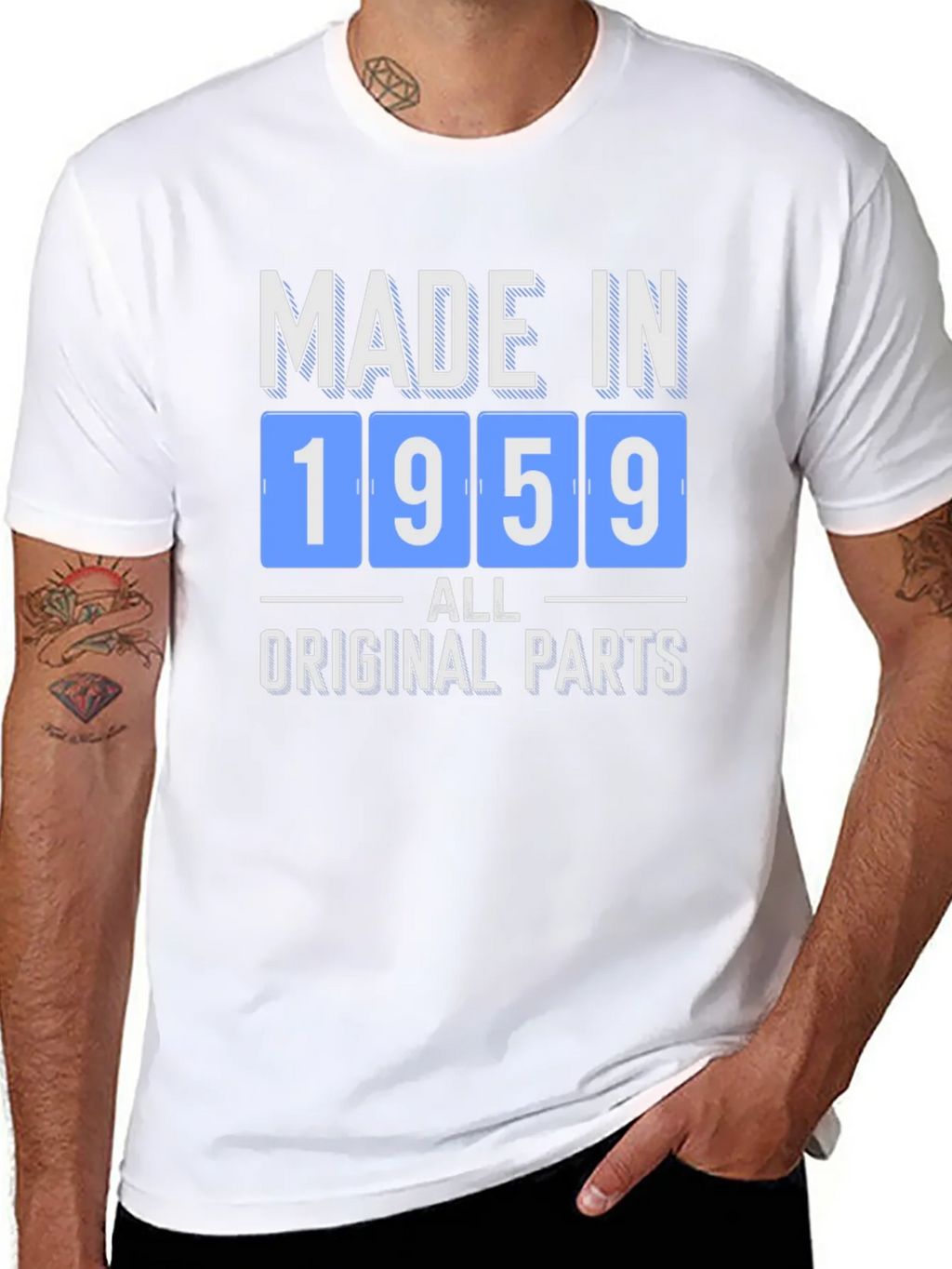 Made in 1959 All Original Parts T-Shirt product image 5