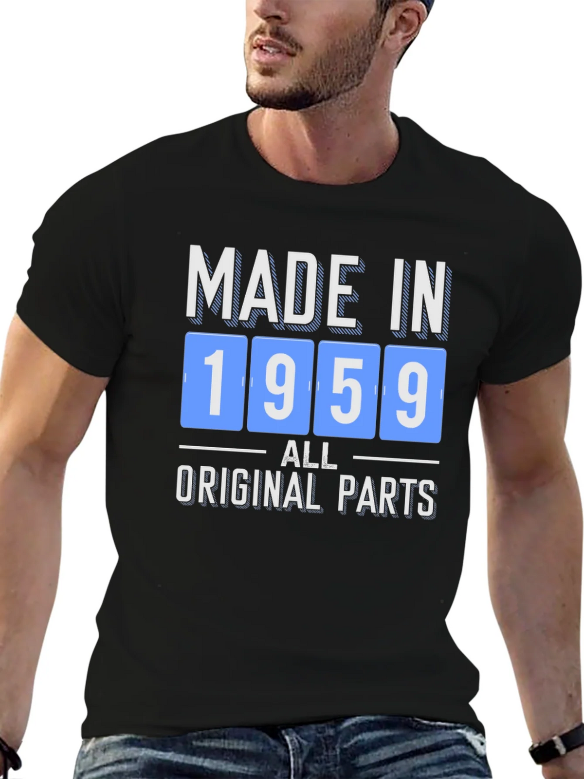 Made in 1959 All Original Parts T-Shirt product image 4