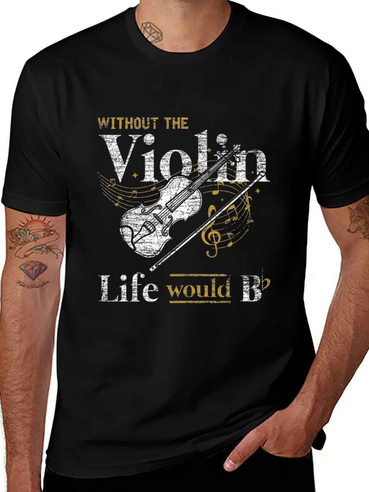 Violin Lover T-Shirt - Musical Instrument Tee product image 1