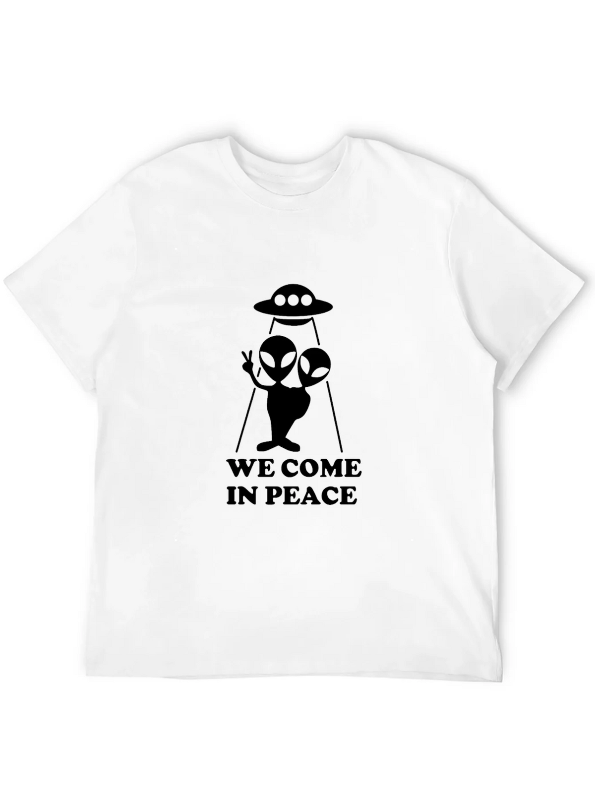 We Come In Peace Alien Graphic T-Shirt product image 9