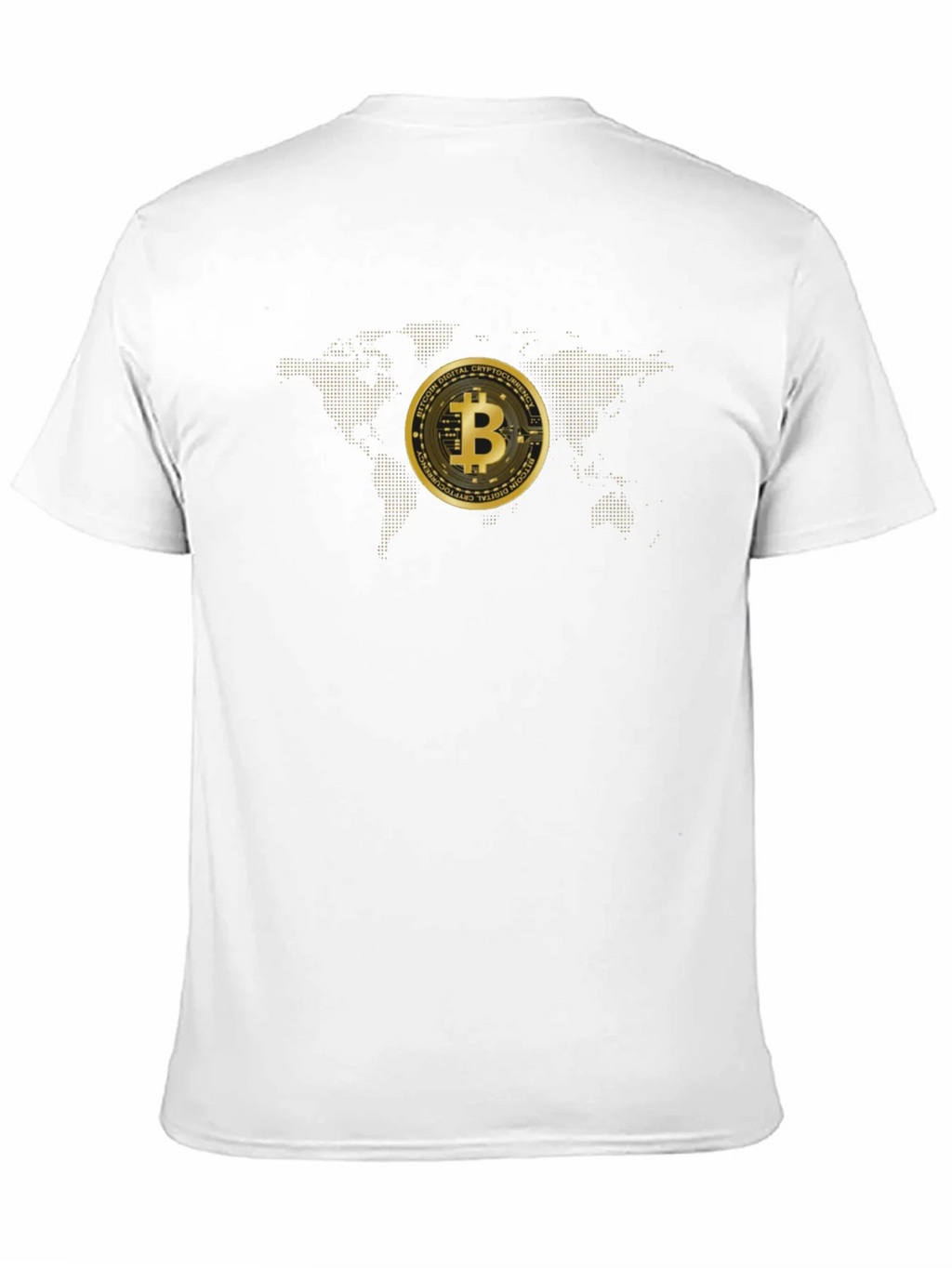 Bitcoin World Map Graphic Tee - Black product image 10
