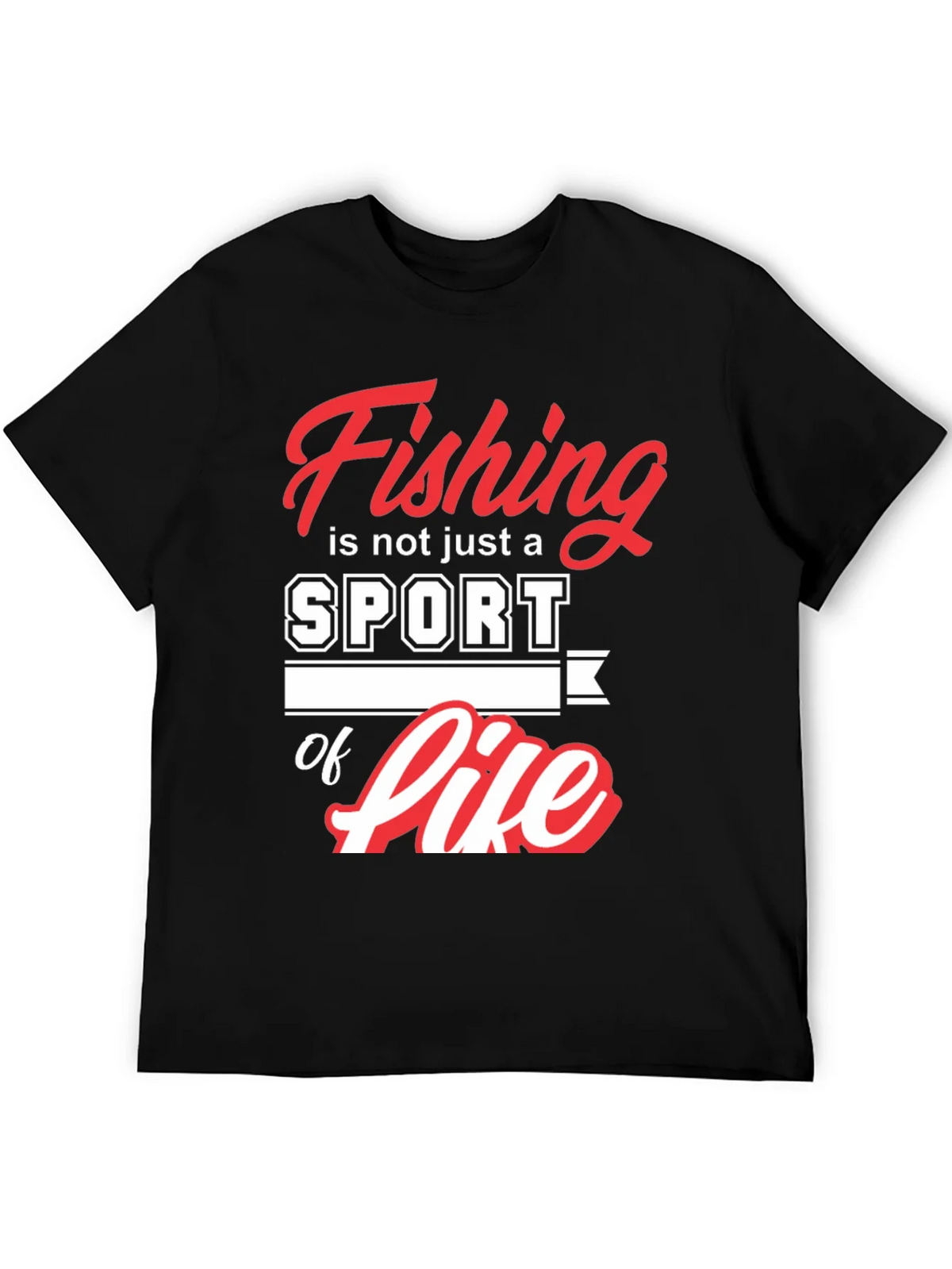 Fishing is not just a sport its a way of Life Black T-shirt product image 5