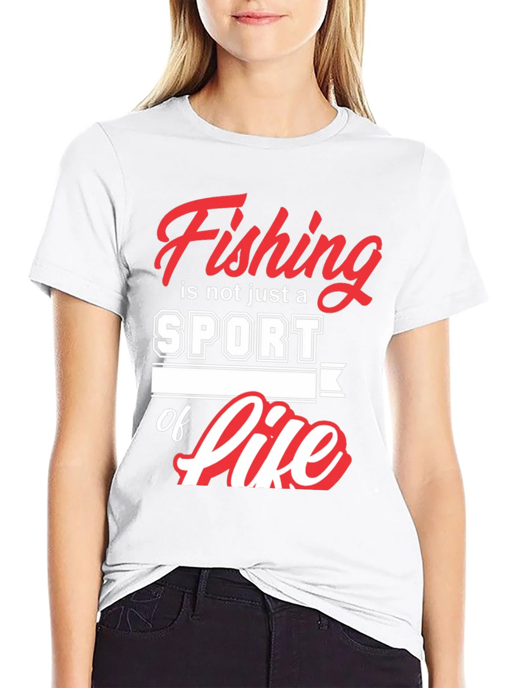 Fishing is not just a sport its a way of Life Black T-shirt product image 8