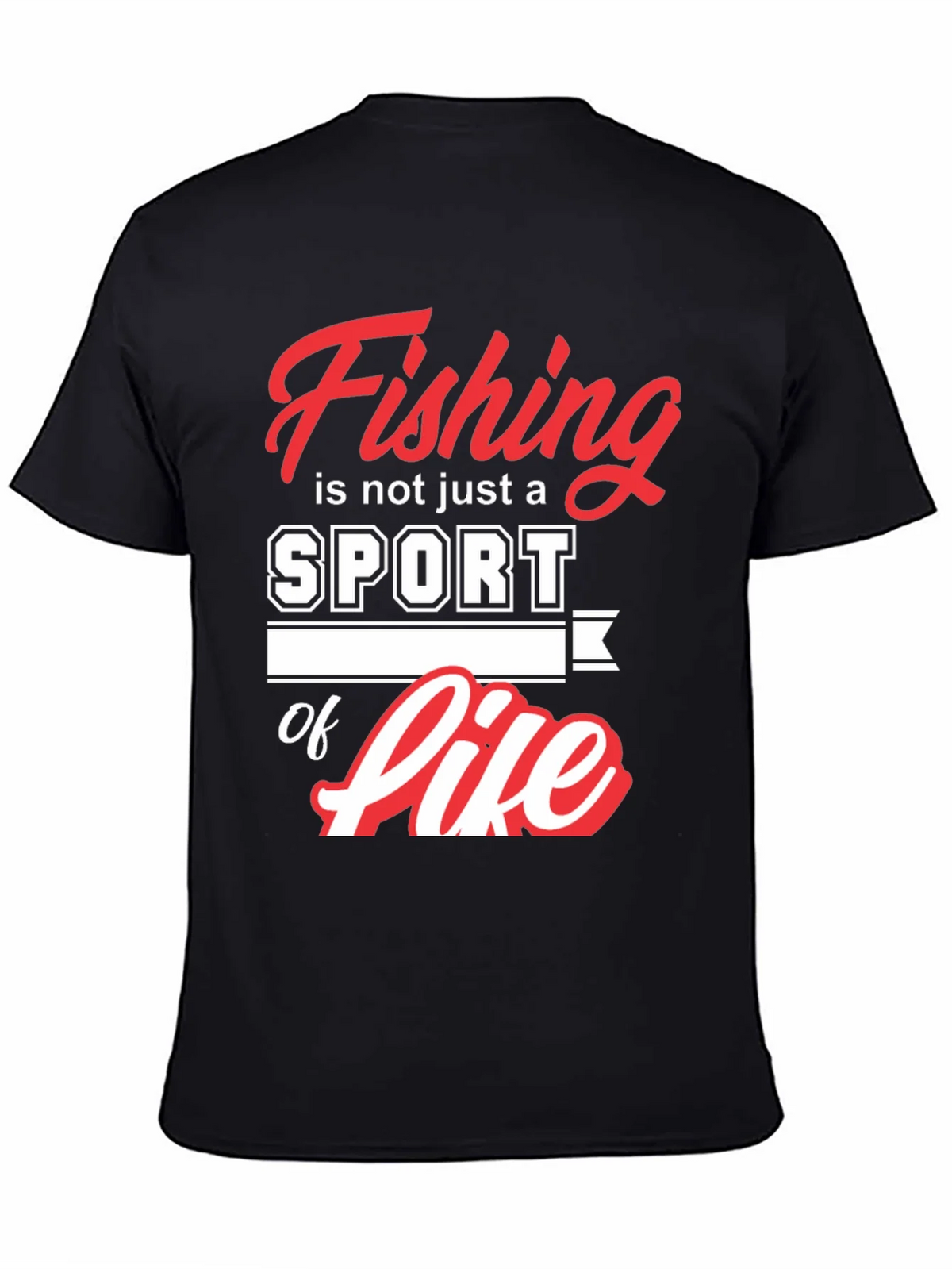 Fishing is not just a sport its a way of Life Black T-shirt product image 4