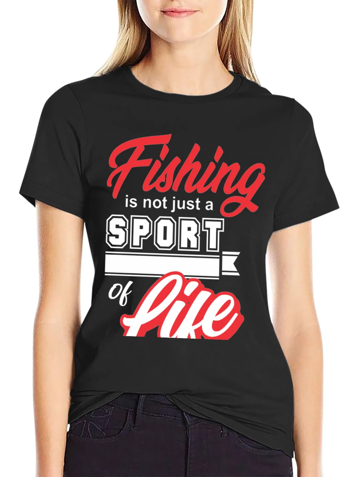 Fishing is not just a sport its a way of Life Black T-shirt product image 2