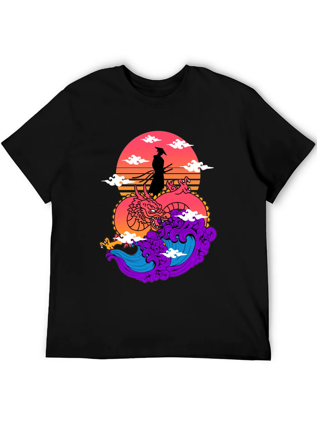 Samurai Dragon Graphic Tee product image 5