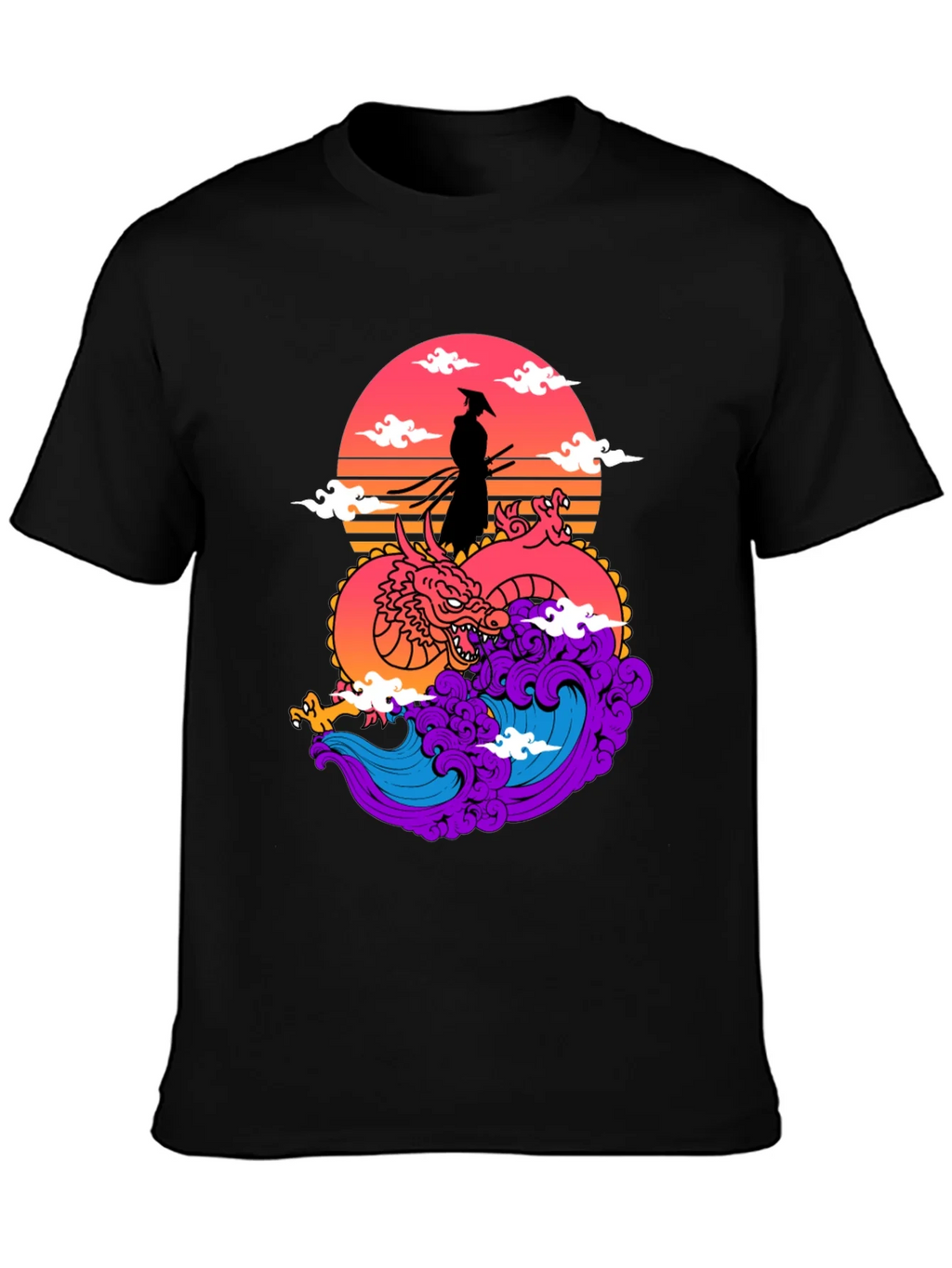 Samurai Dragon Graphic Tee product image 3