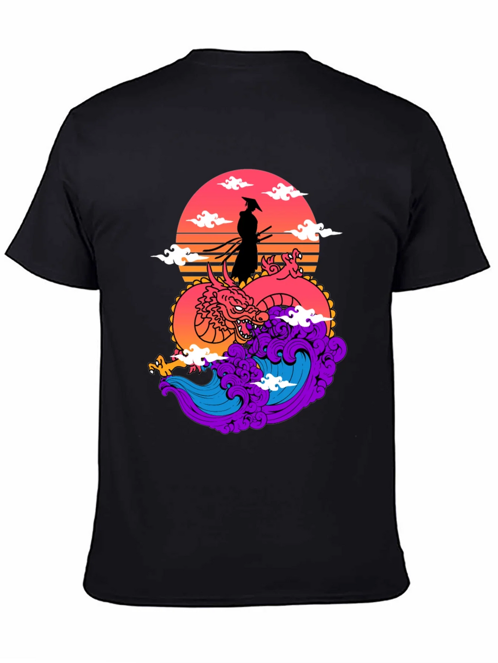 Samurai Dragon Graphic Tee product image 4