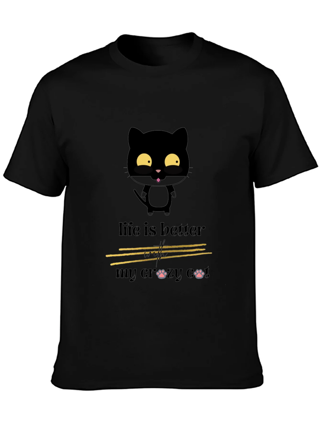 Crazy Cat Lover Tee - Life is Better product image 2