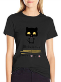 Crazy Cat Lover Tee - Life is Better product image 1