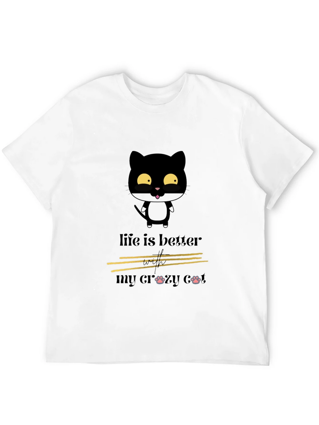 Crazy Cat Lover Tee - Life is Better product image 5