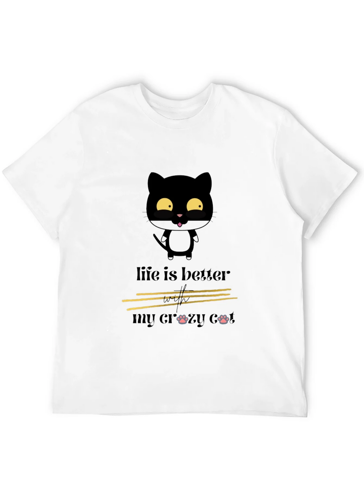 Crazy Cat Lover Tee - Life is Better product image 5