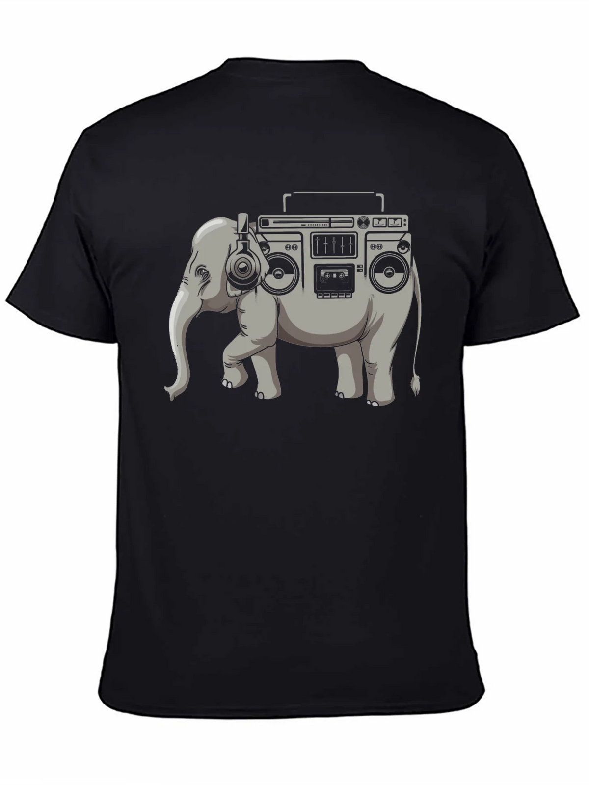 Elephant Boombox Graphic T-Shirt product image 3