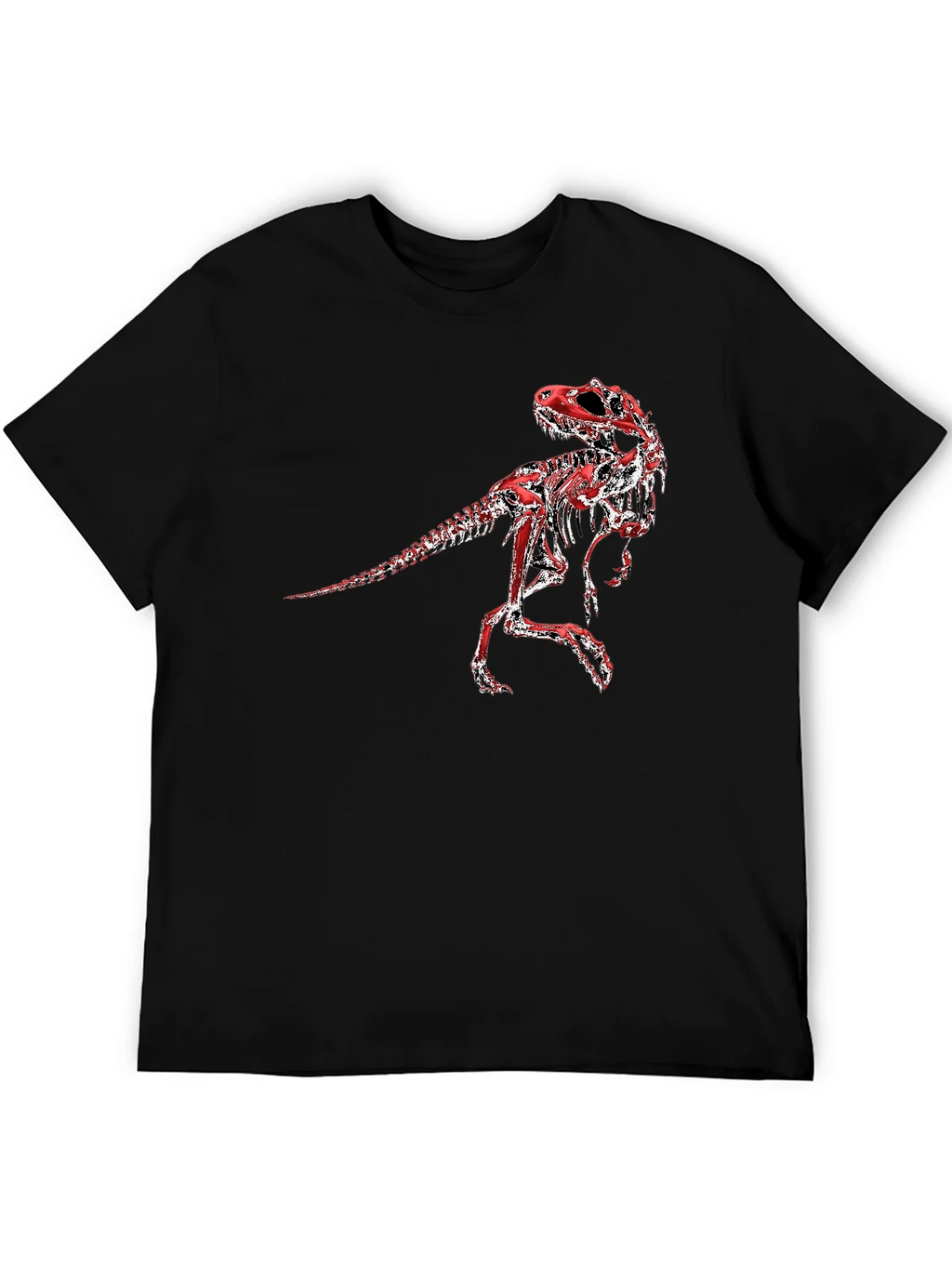Dinosaur Skeleton Graphic Tee - Black product image 5