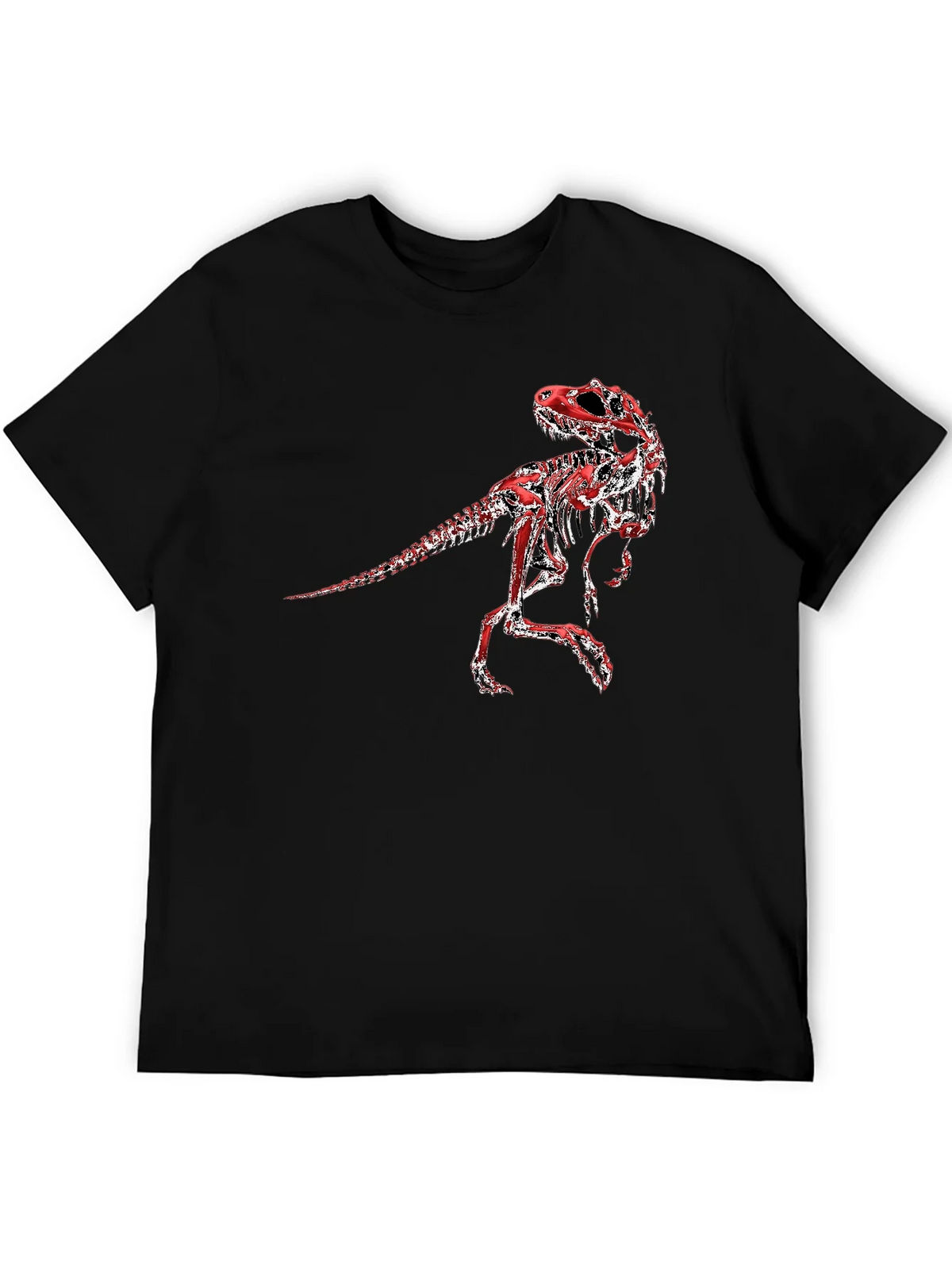 Dinosaur Skeleton Graphic Tee - Black product image 5