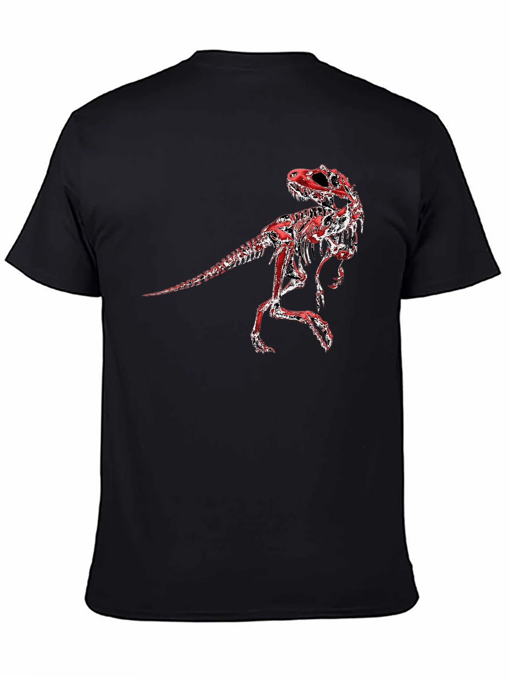 Dinosaur Skeleton Graphic Tee - Black product image 4