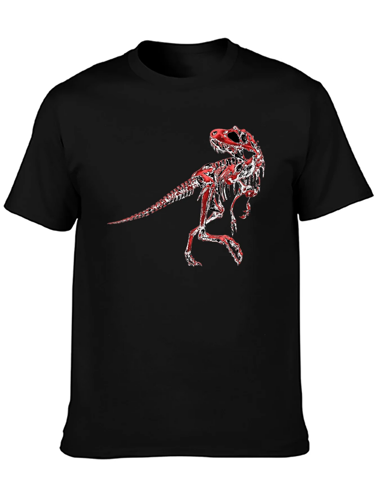 Dinosaur Skeleton Graphic Tee - Black product image 3